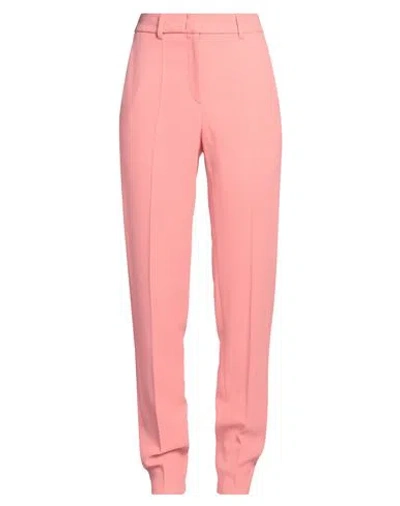 Emporio Armani Woman Pants Salmon Pink Size 10 Viscose, Acetate, Elastane