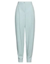 Emporio Armani Woman Pants Sky Blue Size 8 Viscose, Acetate, Elastane In Blue