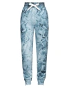 Emporio Armani Woman Pants Sky Blue Size L Cotton