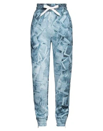 Emporio Armani Woman Pants Sky Blue Size L Cotton