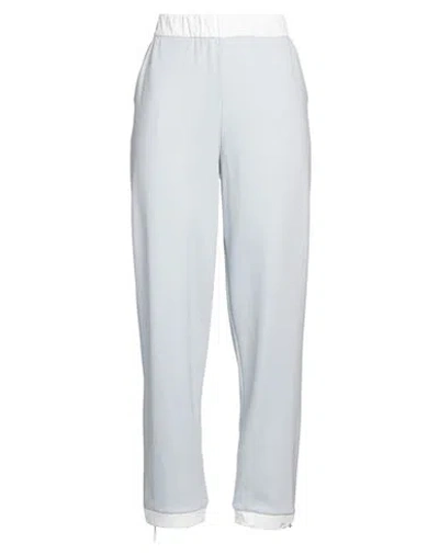 Emporio Armani Woman Pants Sky Blue Size M Viscose, Polyester, Elastane