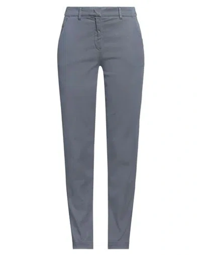 Emporio Armani Woman Pants Slate Blue Size 4 Lyocell, Cotton, Elastane