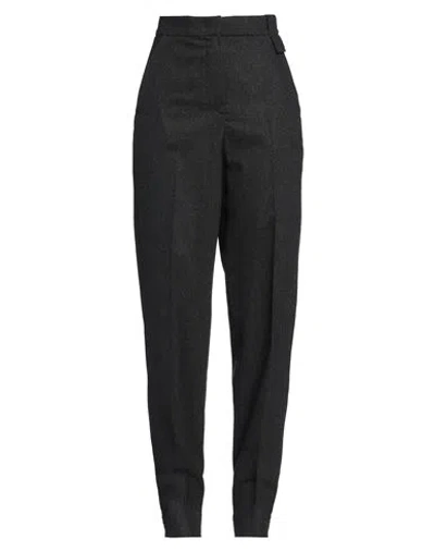 Emporio Armani Woman Pants Charcoal Size 12 Virgin Wool, Cashmere, Elastane In Grey