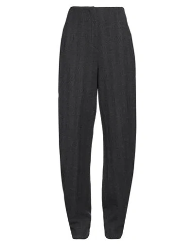 Emporio Armani Woman Pants Steel Grey Size 8 Virgin Wool