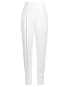 Emporio Armani Woman Pants White Size 6 Acetate, Viscose