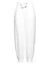 Emporio Armani Woman Pants White Size 6 Viscose, Polyester, Polyamide, Elastane
