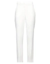 Emporio Armani Stretch Gabardine 7/8 Trousers In White