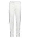 Emporio Armani Woman Pants White Size 8 Lyocell, Cotton, Elastane