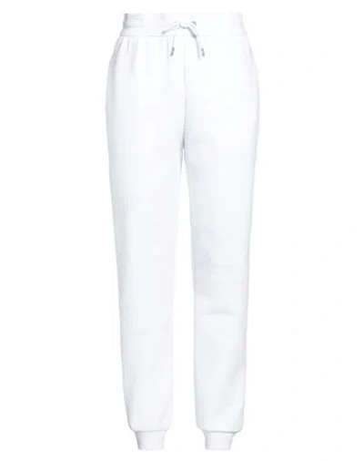 Emporio Armani Woman Pants White Size L Cotton, Polyester, Elastane