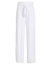 Emporio Armani Woman Pants White Size L Viscose, Elastane