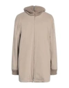 Emporio Armani Woman Jacket Beige Size 12 Cotton, Elastane, Virgin Wool, Cashmere In Beige