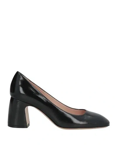 Emporio Armani Woman Pumps Black Size 5.5 Leather