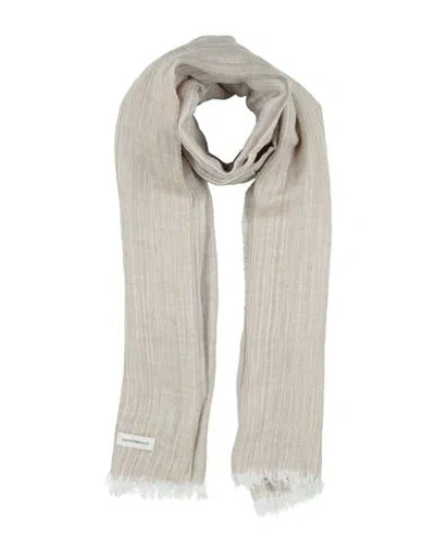Emporio Armani Woman Scarf Beige Size - Linen, Modal In Neutral