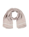 Emporio Armani Woman Scarf Beige Size - Viscose, Modal, Virgin Wool In Beige