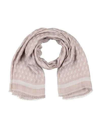 Emporio Armani Woman Scarf Beige Size - Viscose, Modal, Virgin Wool