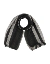 Emporio Armani Woman Scarf Black Size - Polyester, Viscose, Textile Fibers In Black