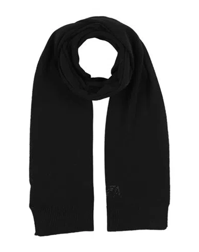Emporio Armani Woman Scarf Black Size - Virgin Wool, Acrylic