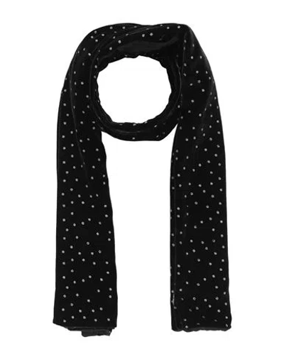 Emporio Armani Woman Scarf Black Size - Viscose, Silk, Polyester
