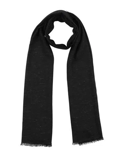 Emporio Armani Woman Scarf Black Size - Viscose, Wool, Acrylic, Alpaca Wool, Polyester