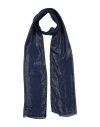 Emporio Armani Woman Scarf Blue Size - Silk, Polyamide