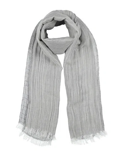 Emporio Armani Woman Scarf Bright Blue Size - Linen, Modal