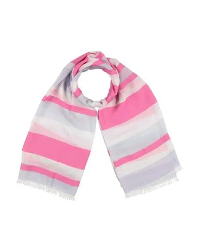 Emporio Armani Woman Scarf Fuchsia Size - Cotton In Pink