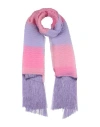 Emporio Armani Woman Scarf Fuchsia Size - Cotton, Polyamide, Polyester In Pink