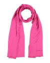 Emporio Armani Woman Scarf Fuchsia Size - Polyester, Viscose In Pink