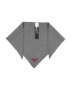 Emporio Armani Man Scarf Grey Size - Wool, Polyamide