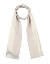 Emporio Armani Woman Scarf Ivory Size - Cotton, Viscose, Metallic Fiber In White