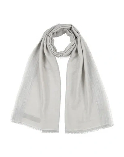 Emporio Armani Woman Scarf Ivory Size - Viscose, Wool, Acrylic, Alpaca Wool, Polyester In White