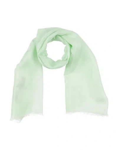 Emporio Armani Woman Scarf Light Green Size - Viscose, Modal, Polyester