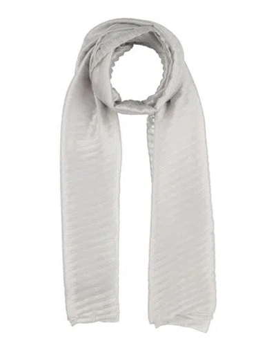 Emporio Armani Woman Scarf Light Grey Size - Polyester