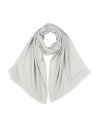Emporio Armani Woman Scarf Light Grey Size - Polyester, Viscose In Gray