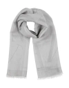 Emporio Armani Woman Scarf Light Grey Size - Viscose, Modal, Polyester In Gray