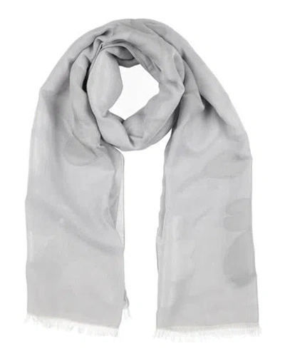 Emporio Armani Woman Scarf Light Grey Size - Viscose, Modal, Polyester