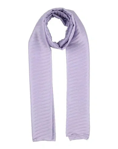 Emporio Armani Woman Scarf Lilac Size - Polyester In Purple