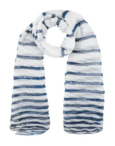 Emporio Armani Woman Scarf Midnight Blue Size - Polyester