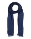 Emporio Armani Woman Scarf Navy Size - Viscose, Modal In Navy Blue