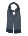 Emporio Armani Woman Scarf Navy Size - Viscose In Navy