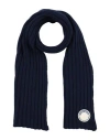Emporio Armani Woman Scarf Navy Size - Wool, Polyamide In Blue