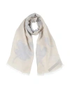 Emporio Armani Woman Scarf Off White Size - Viscose, Modal, Polyester