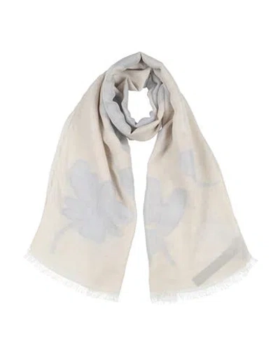Emporio Armani Woman Scarf Off White Size - Viscose, Modal, Polyester