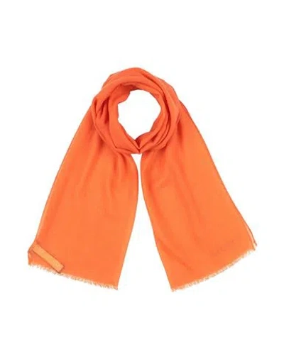 Emporio Armani Woman Scarf Orange Size - Cashmere