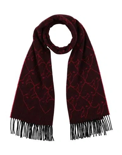 Emporio Armani Woman Scarf Red Size - Cashmere, Wool