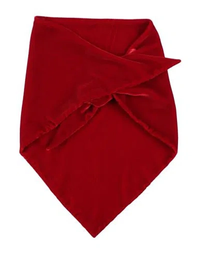 Emporio Armani Woman Scarf Red Size - Viscose, Cupro