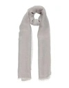 Emporio Armani Woman Scarf Taupe Size - Modal, Polyester In Gray