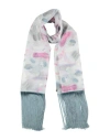 Emporio Armani Woman Scarf White Size - Polyester, Polyamide In White
