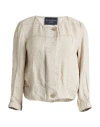 Emporio Armani Woman Shirt Beige Size 8 Viscose In Beige