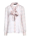 Emporio Armani Woman Shirt Light Pink Size 12 Silk In Pink